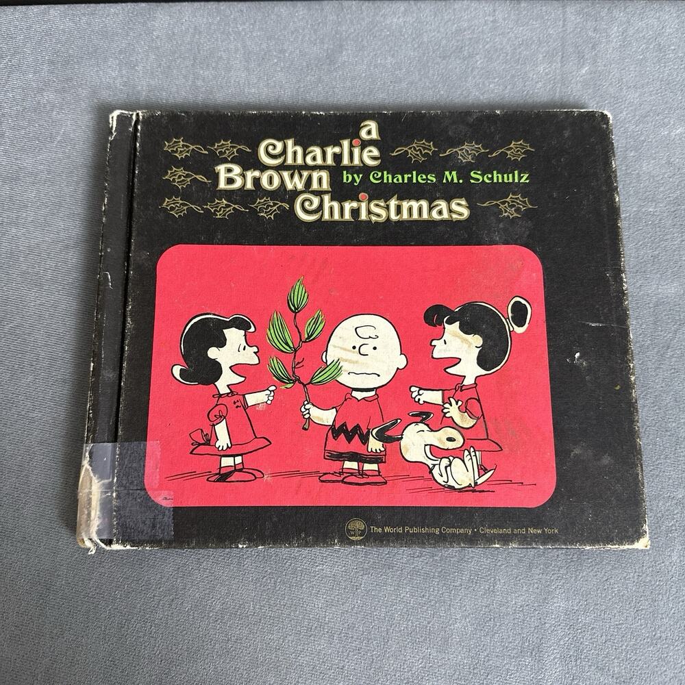 Vintage A Charlie Brown Christmas Charles M Schulz 1st Edition 1965 Book HC